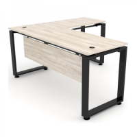 ESCRITORIO  QUADRA CON LATERAL SIN PEDESTAL (DER./IZQ.)     