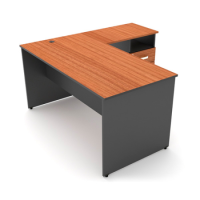 ESCRITORIO LOGAN CON LATERAL CON PEDESTAL (DER./IZQ.)