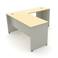 ESCRITORIO LOGAN CON LATERAL SIN PEDESTAL (DER./IZQ.)