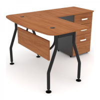 CONJUNTO OPERATIVO ZAGATO  CON LATERAL  CON PEDESTAL (DER./IZQ.)  