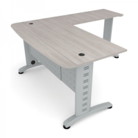  ESCRITORIO DELTA CON LATERAL SIN PEDESTAL (DER./IZQ.)